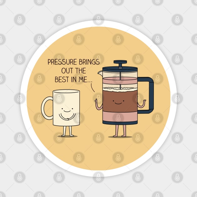 Coffee brewing Magnet by milkyprint